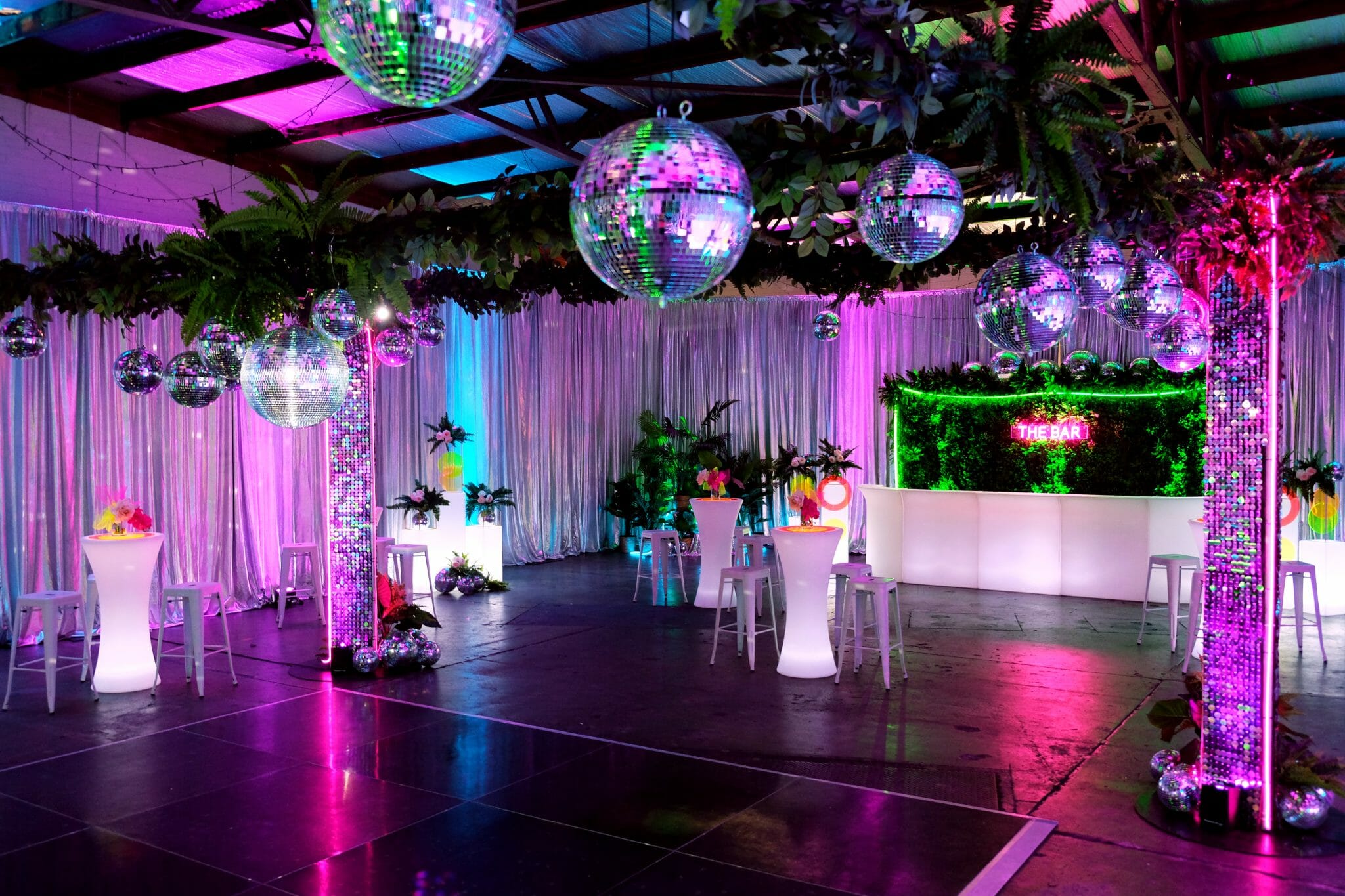 Neon Disco Party Theme | Feel Good Events | Melbourne