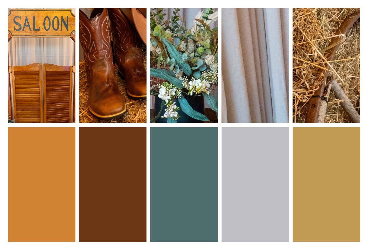 POPULAR COLOURS FOR A WESTERN THEME