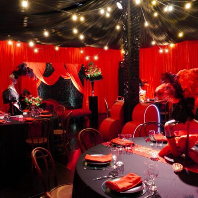 Burlesque Party Theme room shot