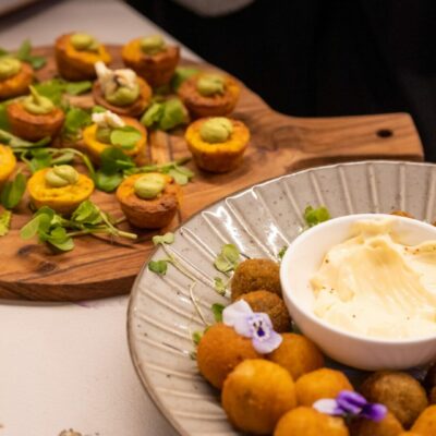 Canapes and finger food for preferred suppliers page