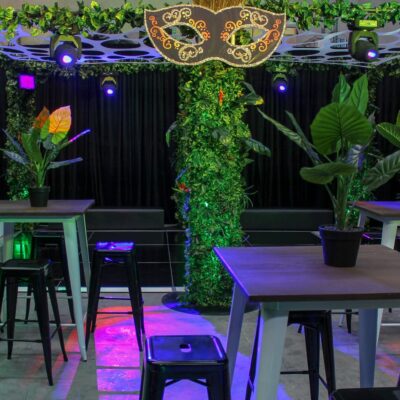 dance floor with jungle canopy hire melbourne